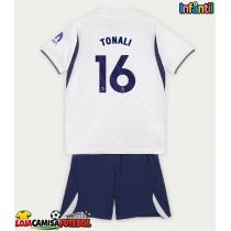 Camisa de Futebol Tottenham Hotspur Sandro Tonali #16 Equipamento Principal Infantil 2026-27 Manga Curta (+ Calças curtas)